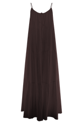 Lenny Front Tie Top - Chocolate